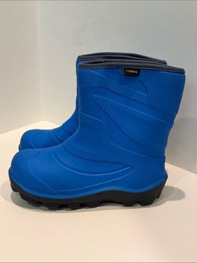 HISEA Blue Waterproof Rain Gardening Winter Boots women’s 8.5 9  big kids 7